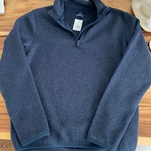 J crew men’s medium fleece pullover